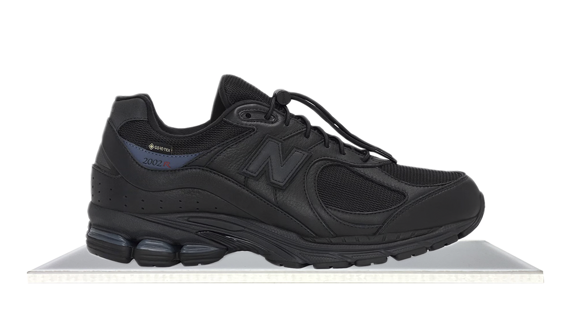 new balance 2002r leather gore tex black storm