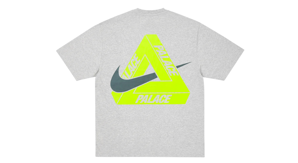 Palace Nike Tri Swoosh T-Shirt Grey Marl – Takeoff Copenhagen