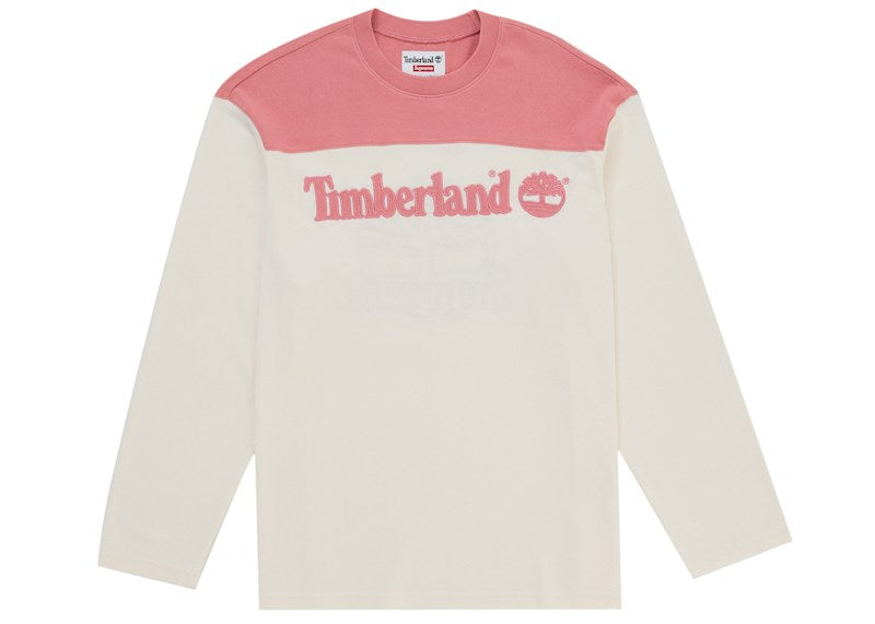 Supreme Timberland L/S Football Top White (FW26)