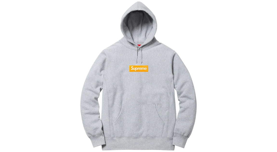 Supreme Box Logo Hoodie Heather Grey (FW17) (P) – Takeoff Copenhagen