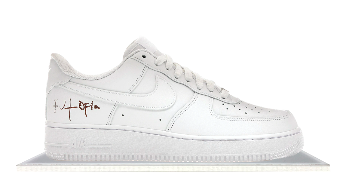 Travis scott air top force 1 white