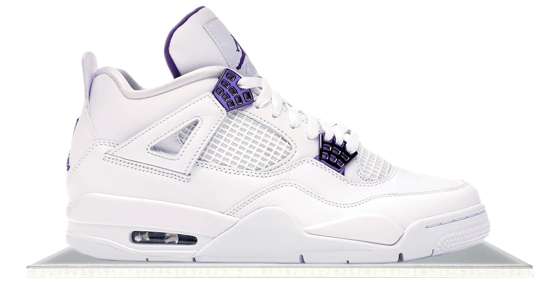 Metallic sales purple jordans