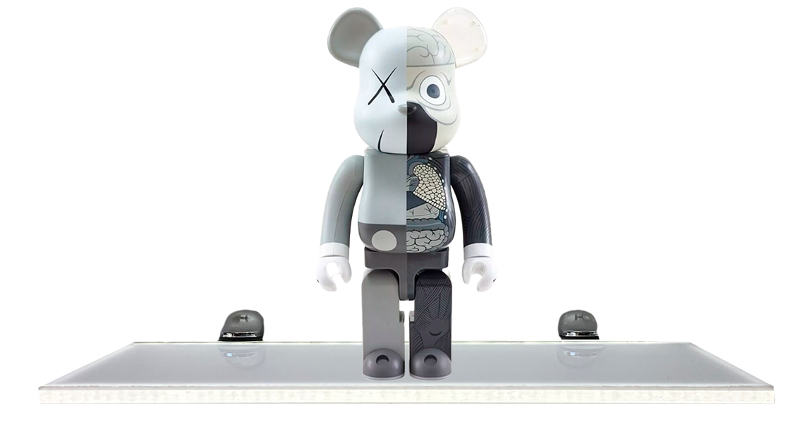 Bearbrick Kaws Dissected 1000% Grey – Takeoff Copenhagen