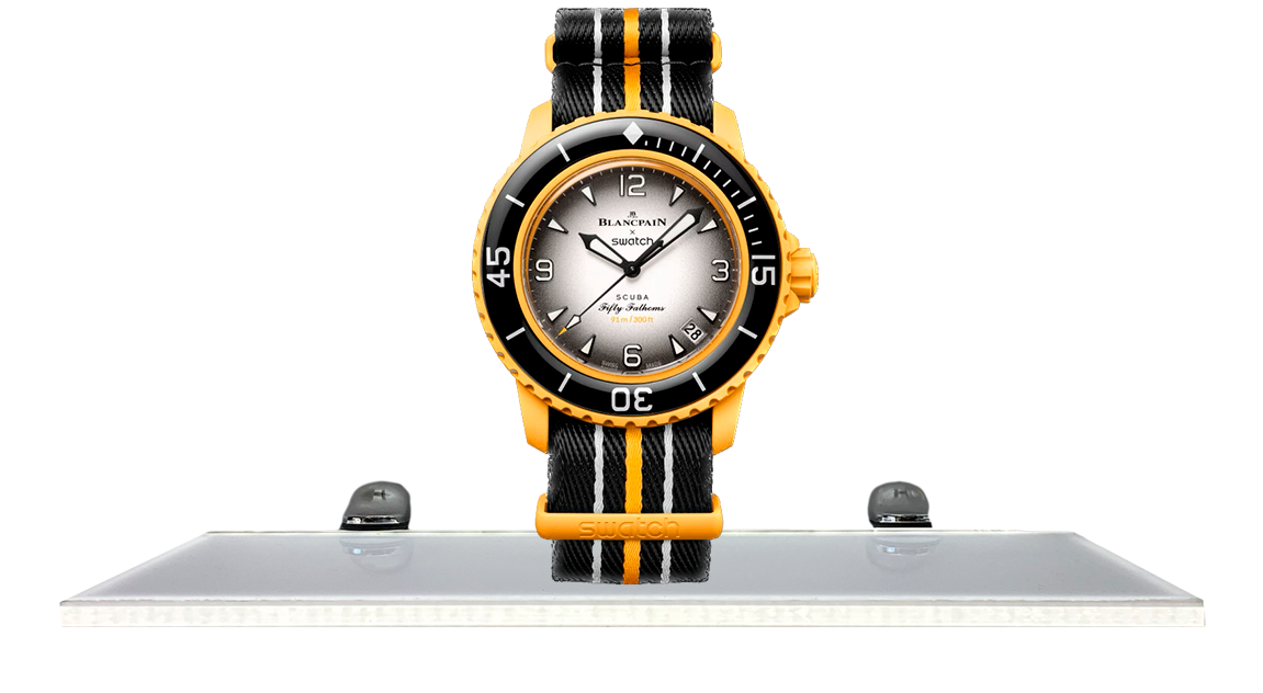 Blancpain X Swatch Bioceramic Scuba Pacific Ocean Takeoff Copenhagen