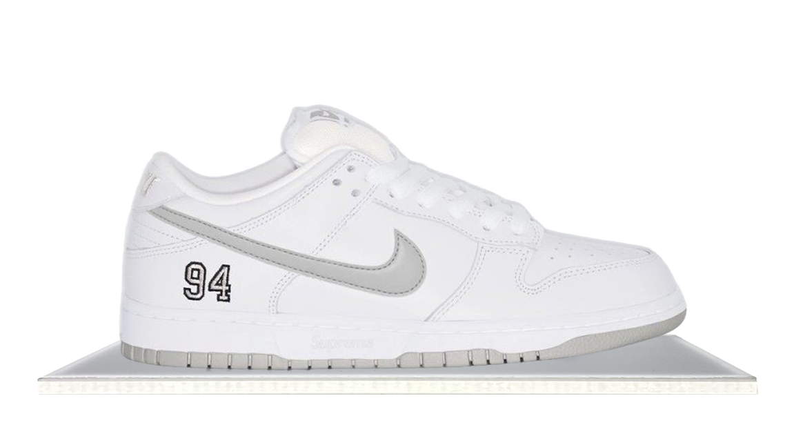 nike sb supreme silver