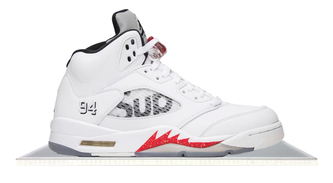 Nike air jordan 5 retro supreme best sale