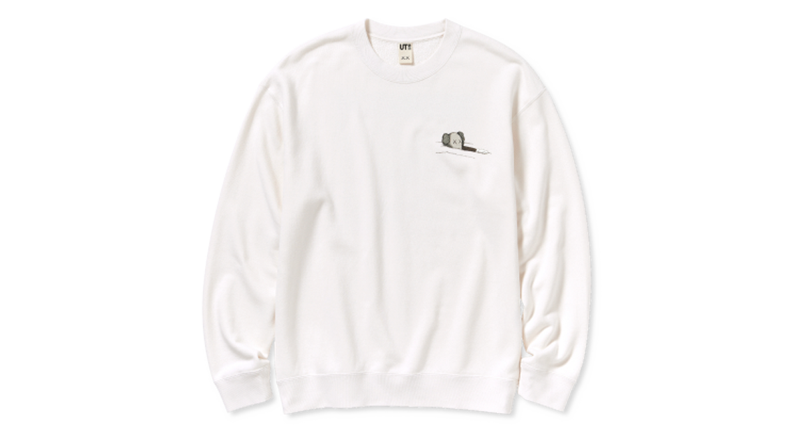 Kaws x Uniqlo UT Long Sleeve Artbook Sweatshirt White Takeoff Copenhagen