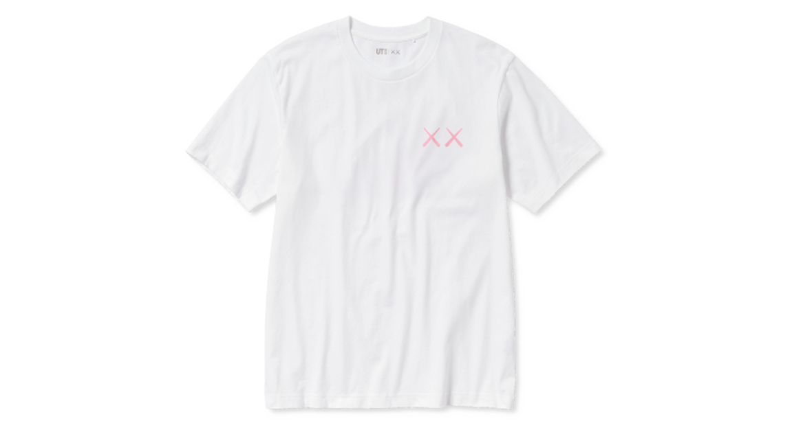 Kaws x Uniqlo UT Short Sleeve Pink BFF T-shirt White – Takeoff Copenhagen