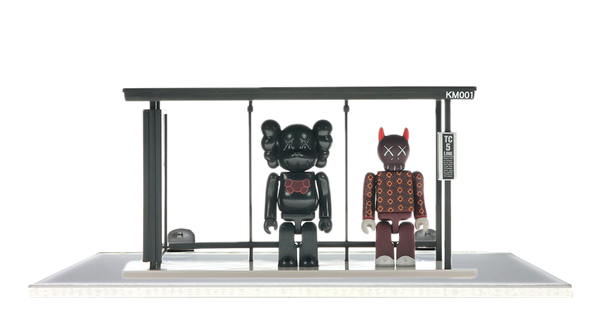 KAWS x Medicom Bus Stop Series Volume 1 Vinyl Toy Black/Red