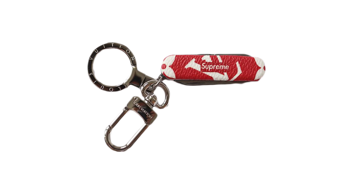 小物 Supreme Louis Vuitton key case Louis Vuitton x Supreme Pocket Knife Key Chain Red in