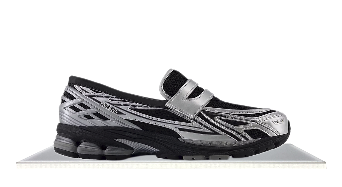 New Balance 1906L Loafer Silver Metallic Black – Takeoff New Balance 1906L Loafer Silver Metallic Black – Takeoff
