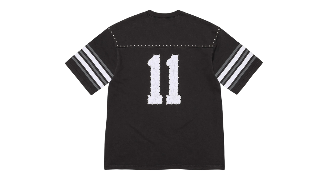 Supreme Studded S/S Football Top Black (SS26) – Takeoff Copenhagen