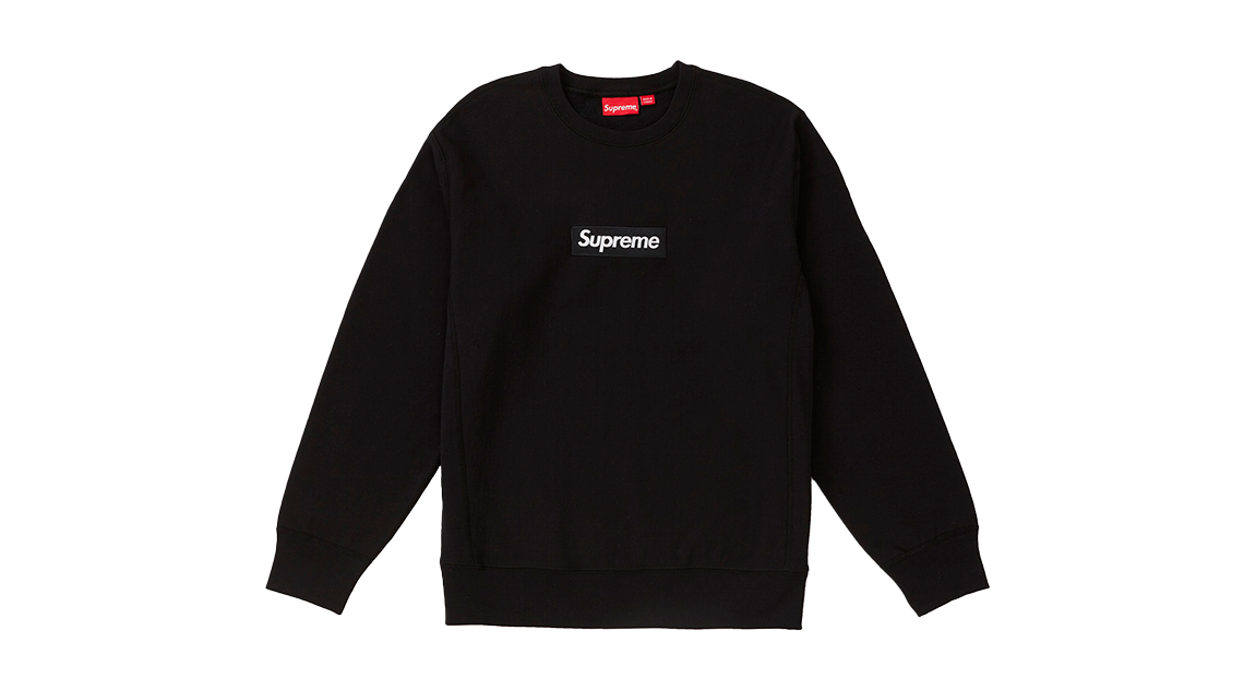 Supreme Box Logo Crewneck Black (FW18) – Takeoff Copenhagen Supreme Box Logo Crewneck Black (FW18) – Takeoff Copenhagen
