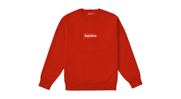 Supreme Box Logo Crewneck Rust FW18