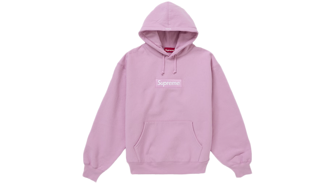 Supreme Box Logo Hoodie Pink FW24 Takeoff Copenhagen