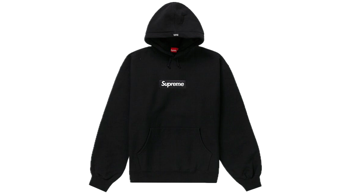 Supreme Box Logo Hoodie FW23 Black