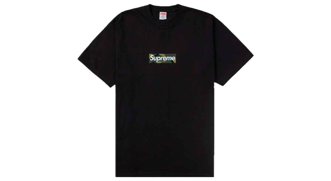 Supreme t shirt box logo black on sale