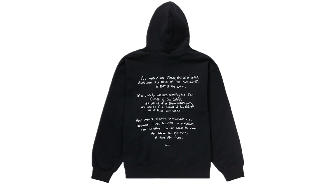 Supreme x Corteiz Rules The World Hoodie Black Takeoff Copenhagen