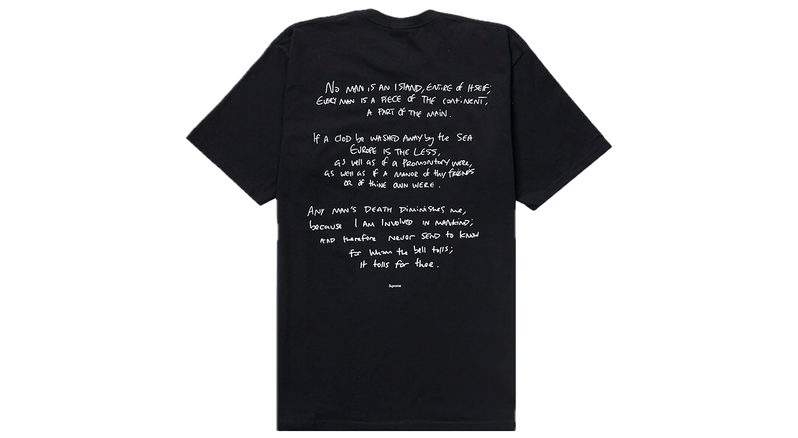 Supreme x Corteiz Rules The World Tee Black – Takeoff Copenhagen