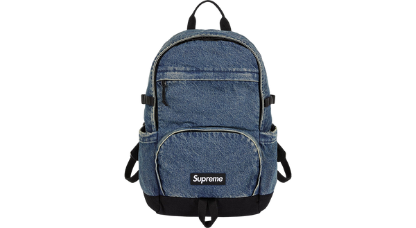 Supreme-Denim-Backpack-Blue-