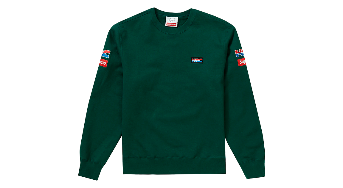 Supreme honda fox racing crewneck hotsell
