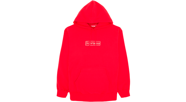 Supreme kaws box logo hoodie sales