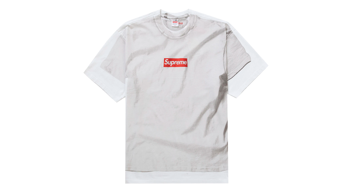 トップス Supreme mm6 Maison Margiela Box Logo Tee Supreme x MM6 Maison Margiela Box Logo Tee White – Takeoff