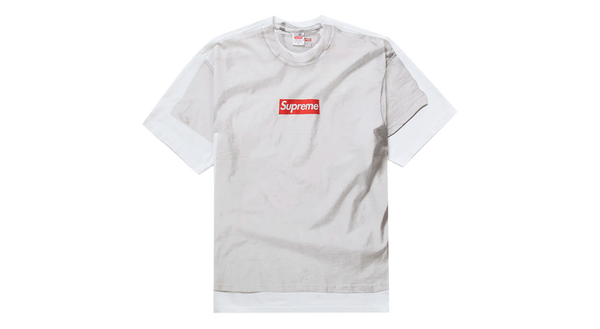 Supreme x MM6 Maison Margiela Box Logo Tee White – Takeoff Supreme x MM6 Maison Margiela Box Logo Tee White – Takeoff
