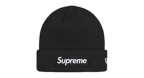 Supreme New Era Box Logo Beanie 'Black' (FW24) – Takeoff Copenhagen