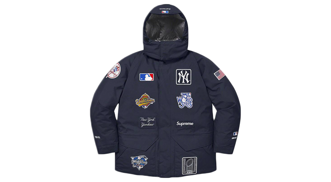 Supreme Yankees GORE TEX 700-Fill Down M