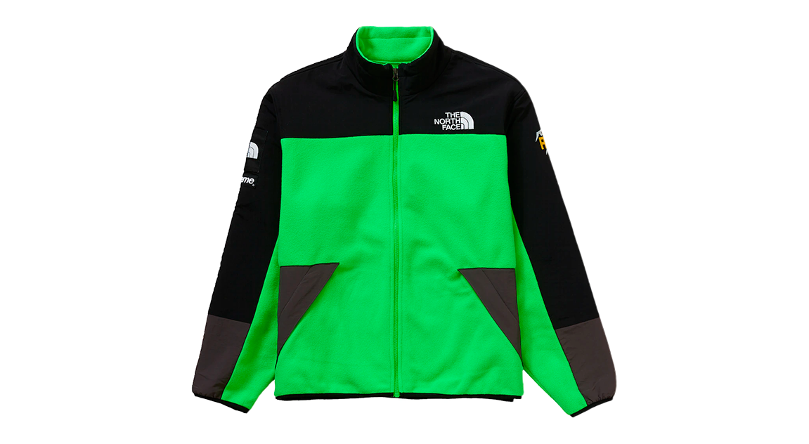 Supreme The North Face RTG Fleece Jacket Bright Green – Takeoff