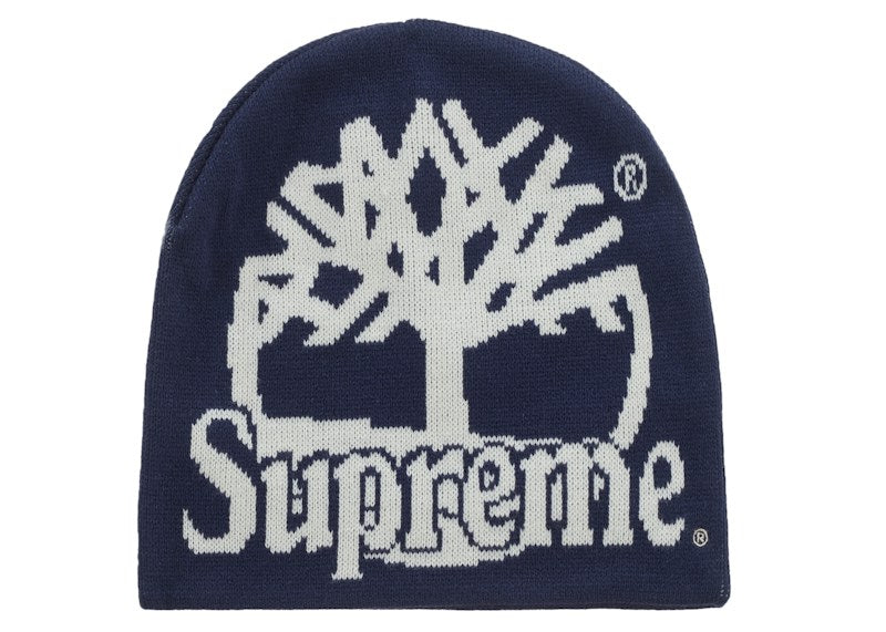 Supreme Timberland Beanie Navy (FW26)