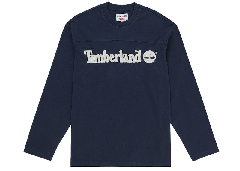 Supreme Timberland L/S Football Top Navy (FW26)
