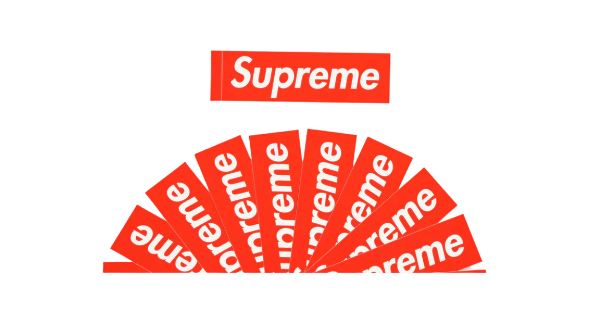 Supreme Classic Box Logo Sticker – Takeoff Copenhagen