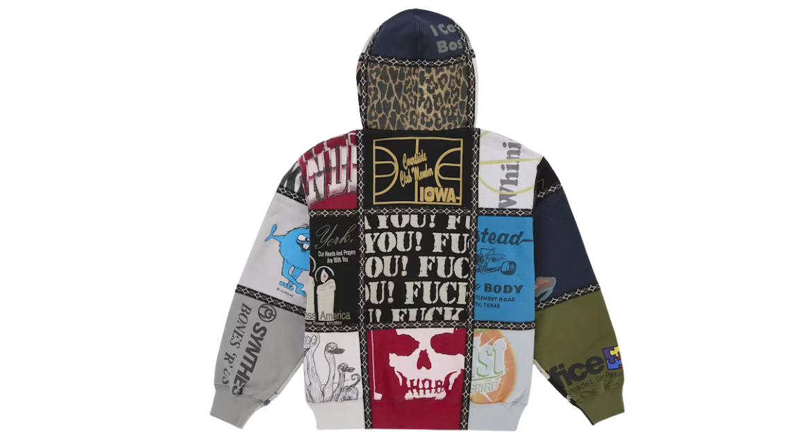 Supreme Supreme x Number (N)ine Patchwork Zip Up X Number Nine