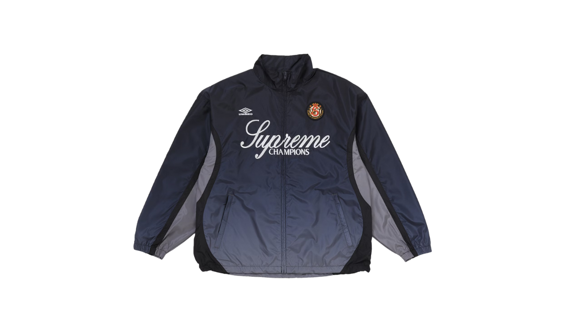 Supreme x Umbro Gradient Track Jacket Black – Takeoff Copenhagen