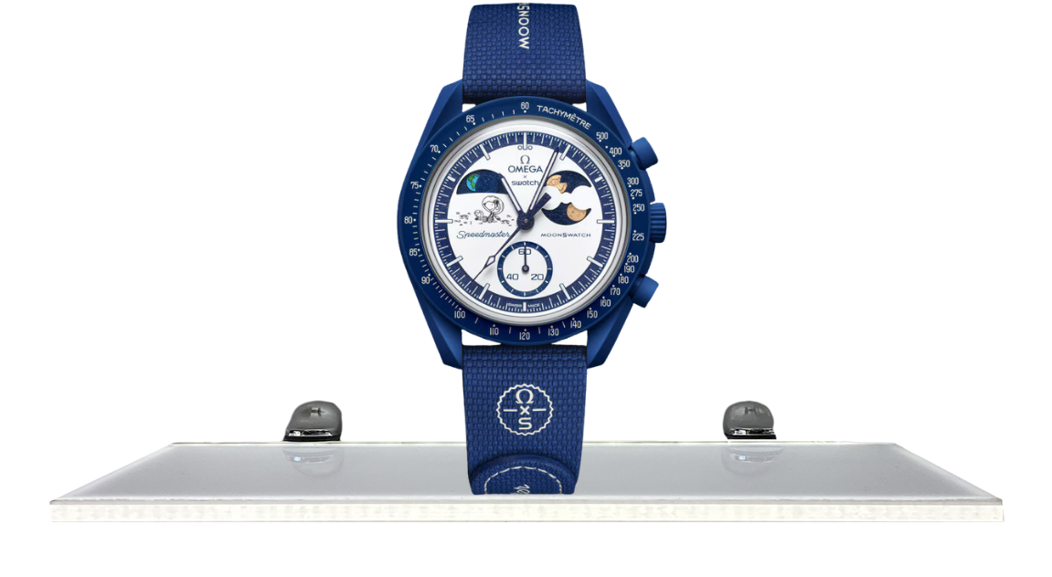 Swatch x Omega Bioceramic Moonswatch Mission To Earthphase Snoopy