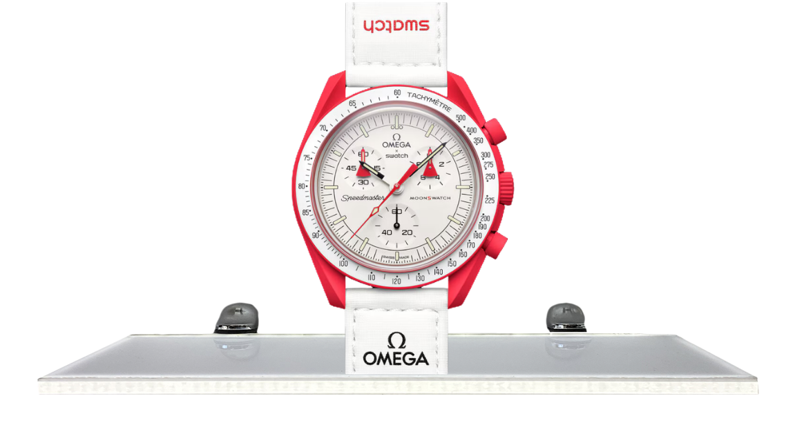 Swatch x Omega Bioceramic Moonswatch Mission to Mars – Takeoff Swatch x Omega Bioceramic Moonswatch Mission to Mars – Takeoff