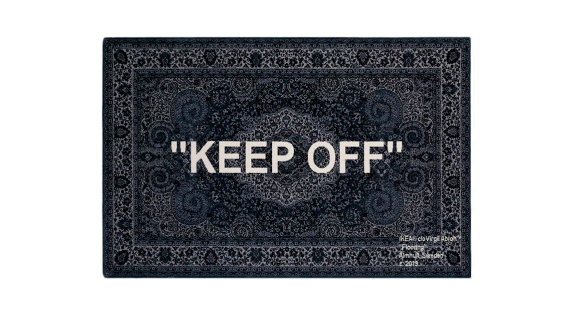 off white ikea keep off rug