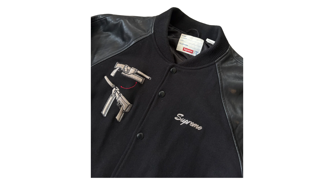 Supreme Aeon Flux Varsity Jacket Black (P) – Takeoff Copenhagen