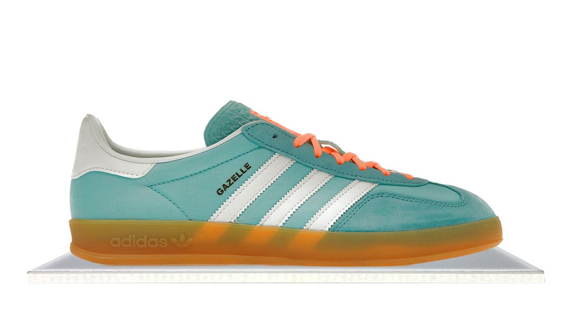Adidas Gazelle Indoor Preloved Blue White Gum – Takeoff Copenhagen