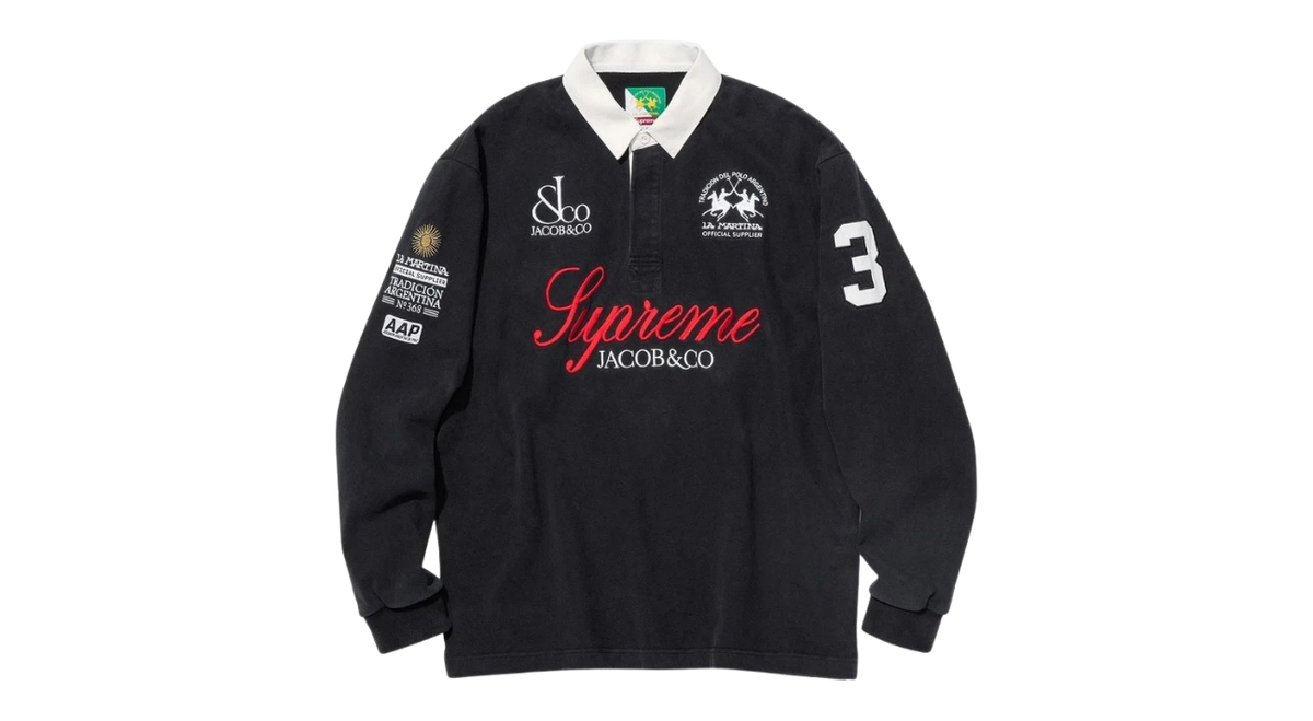 Supreme La Martina Rugby Black – Takeoff Copenhagen