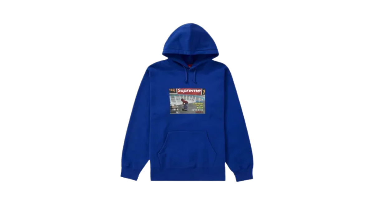 Supreme Thrasher Hooded Sweatshirt Royal (P) – Takeoff Copenhagen
