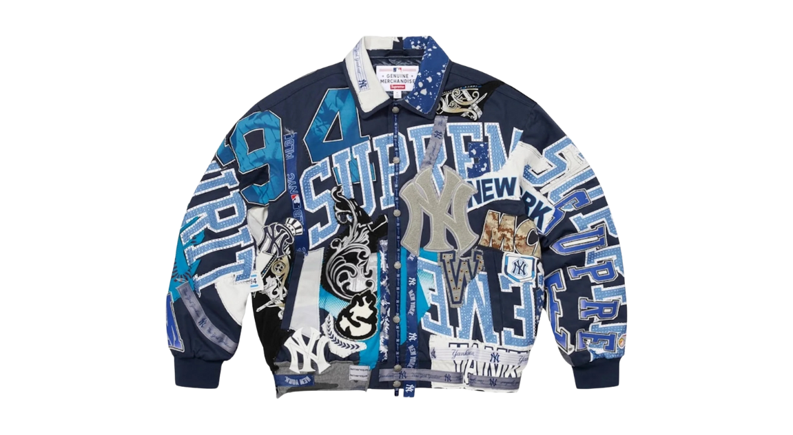 Supreme Jeff Hamilton New York Yankees Varsity Jacket – Takeoff