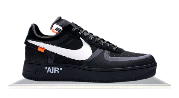 Black air force hot sale ones off white