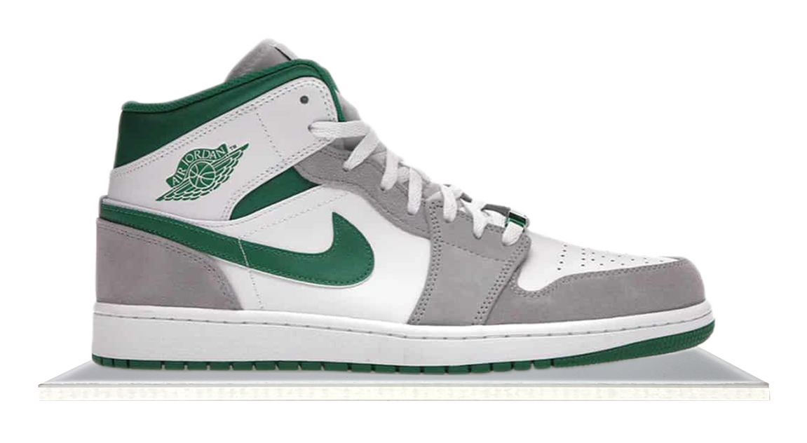 Air Jordan 1 Mid Grey Green