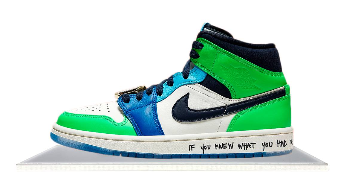 Jordan 1 mid fearless melody ehsani best sale