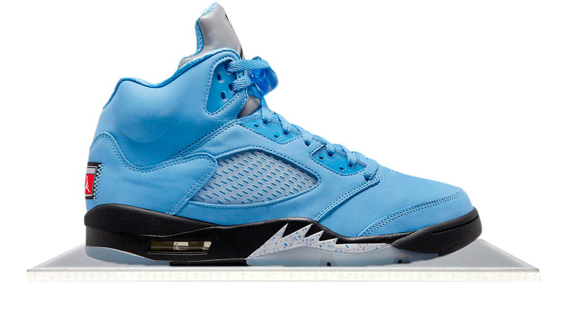 Jordan 5 top blue white