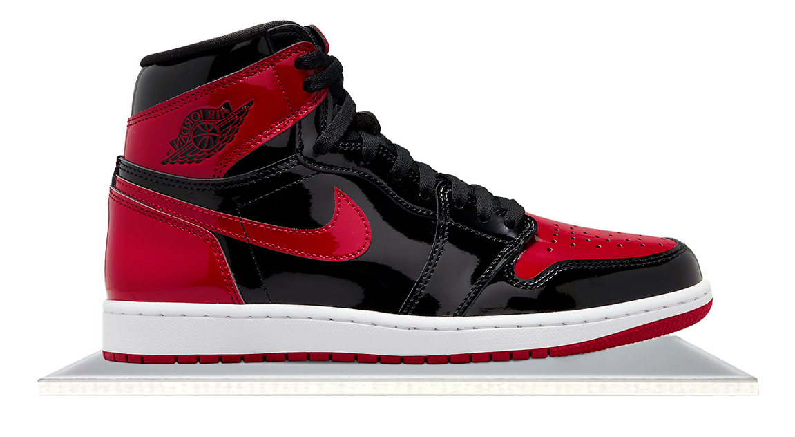 air jordan 1 high patent bred