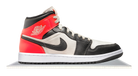 air jordan 1 mid chicago newsprint